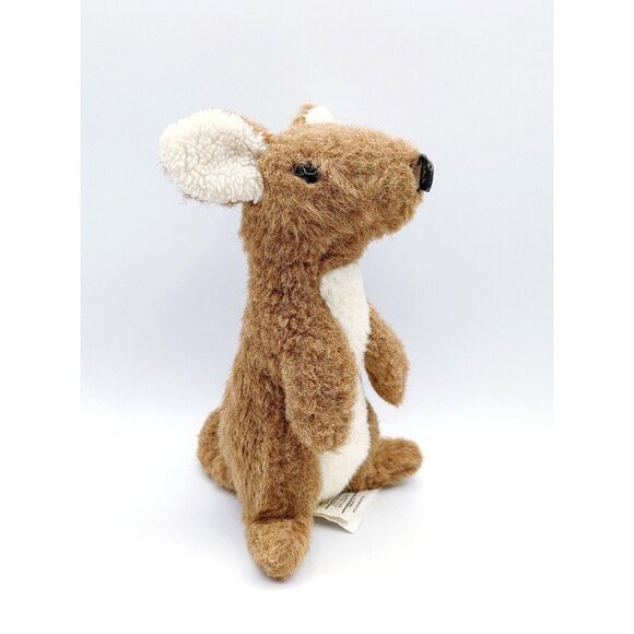 Dakin Baby Kangaroo Joey Plush 8 Inch Stuffed Animal Vintage Brown White - Picture 1 of 4